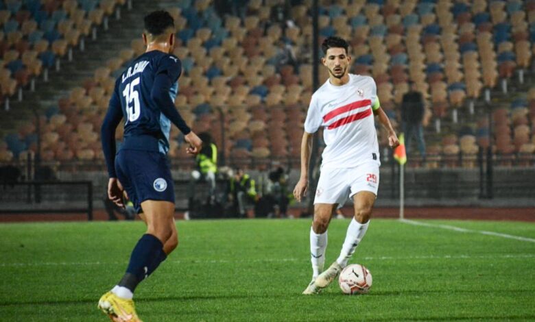 أحمد فتوح - الزمالك - تصوير: مصطفى الشحات