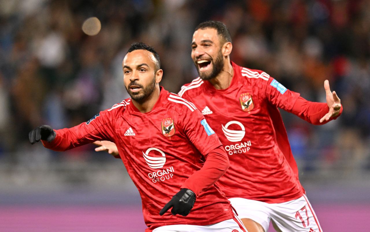 عمرو السولية - محمد مجدي أفشة - الأهلي المصري (المصدر:Gettyimages)