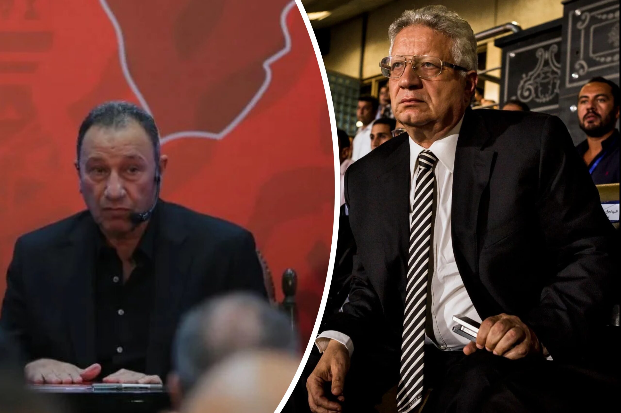 رئيس الزمالك: مرتضى منصور - محمود الخطيب رئيس الأهلي