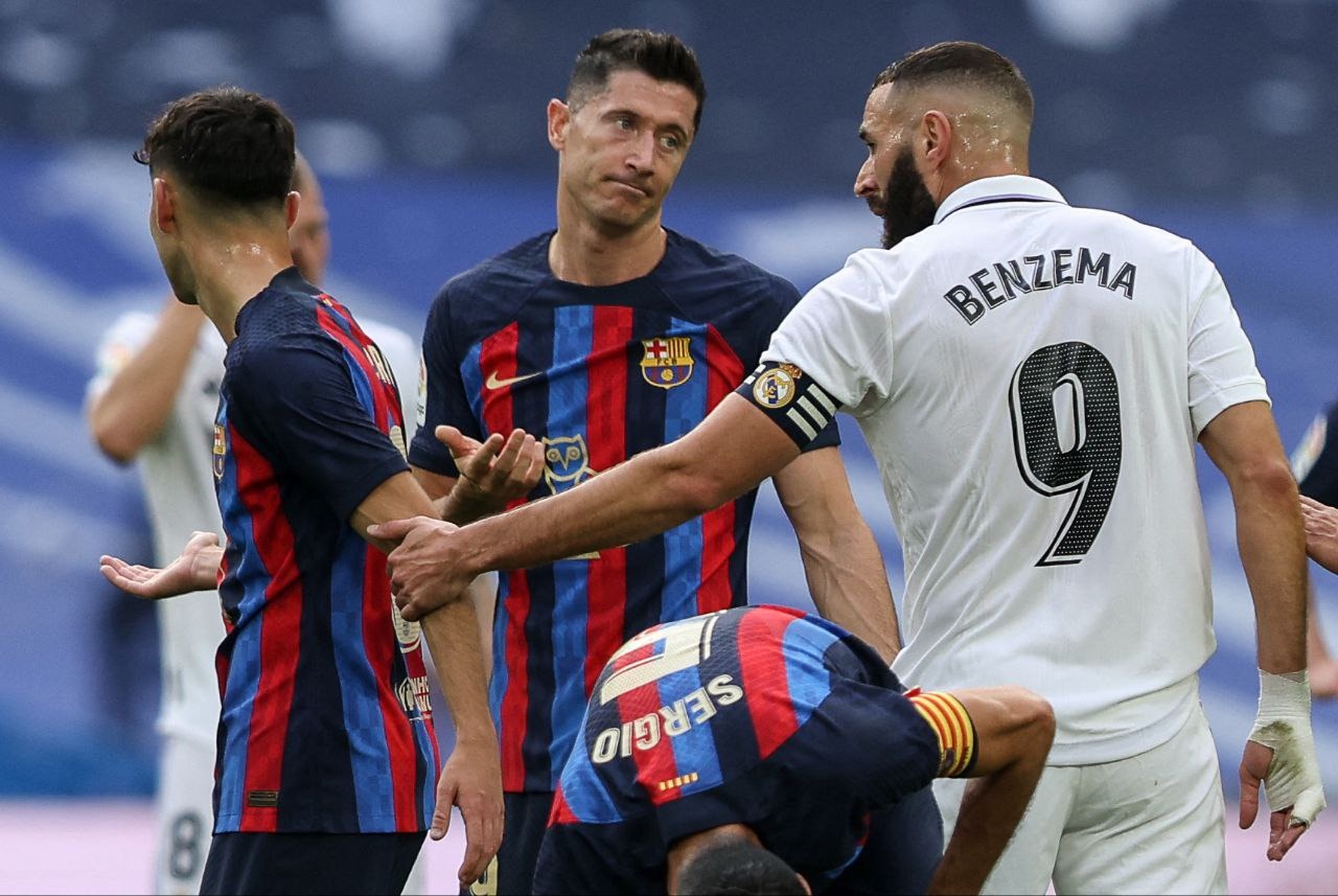 الكلاسيكو بين برشلونة ضد ريال مدريد (المصدر:Gettyimages)