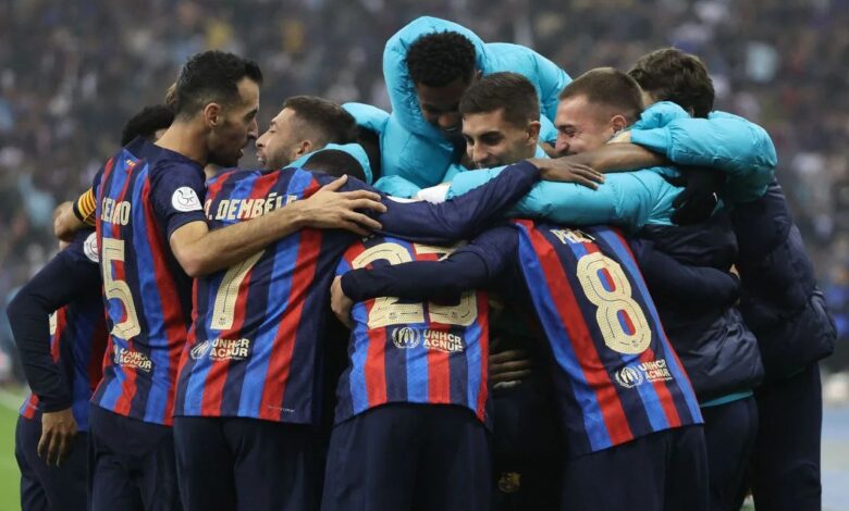 موعد مباراة برشلونة (المصدر:Gettyimages)