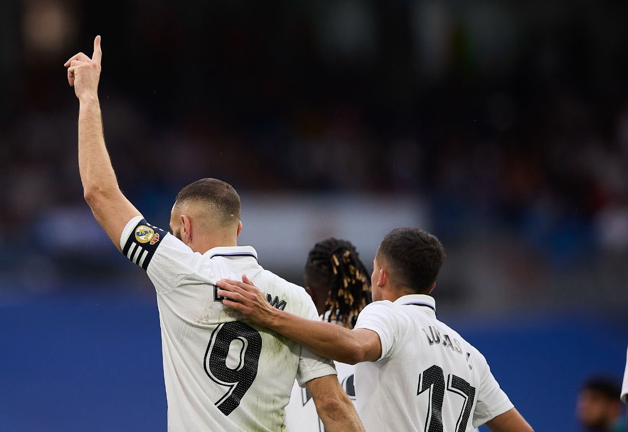 كريم بنزيما - لوكاس فاسكيز - ريال مدريد (المصدر:Gettyimages)