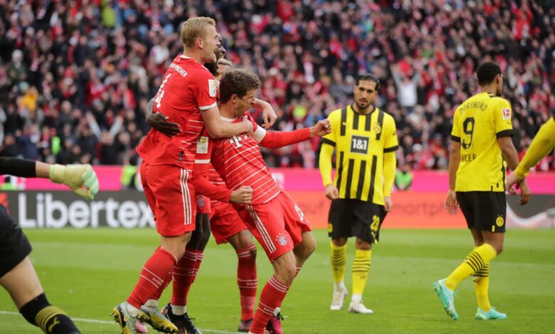 بايرن ميونخ ضد دورتموند في دير كلاسيكر (المصدر:Gettyimages)
