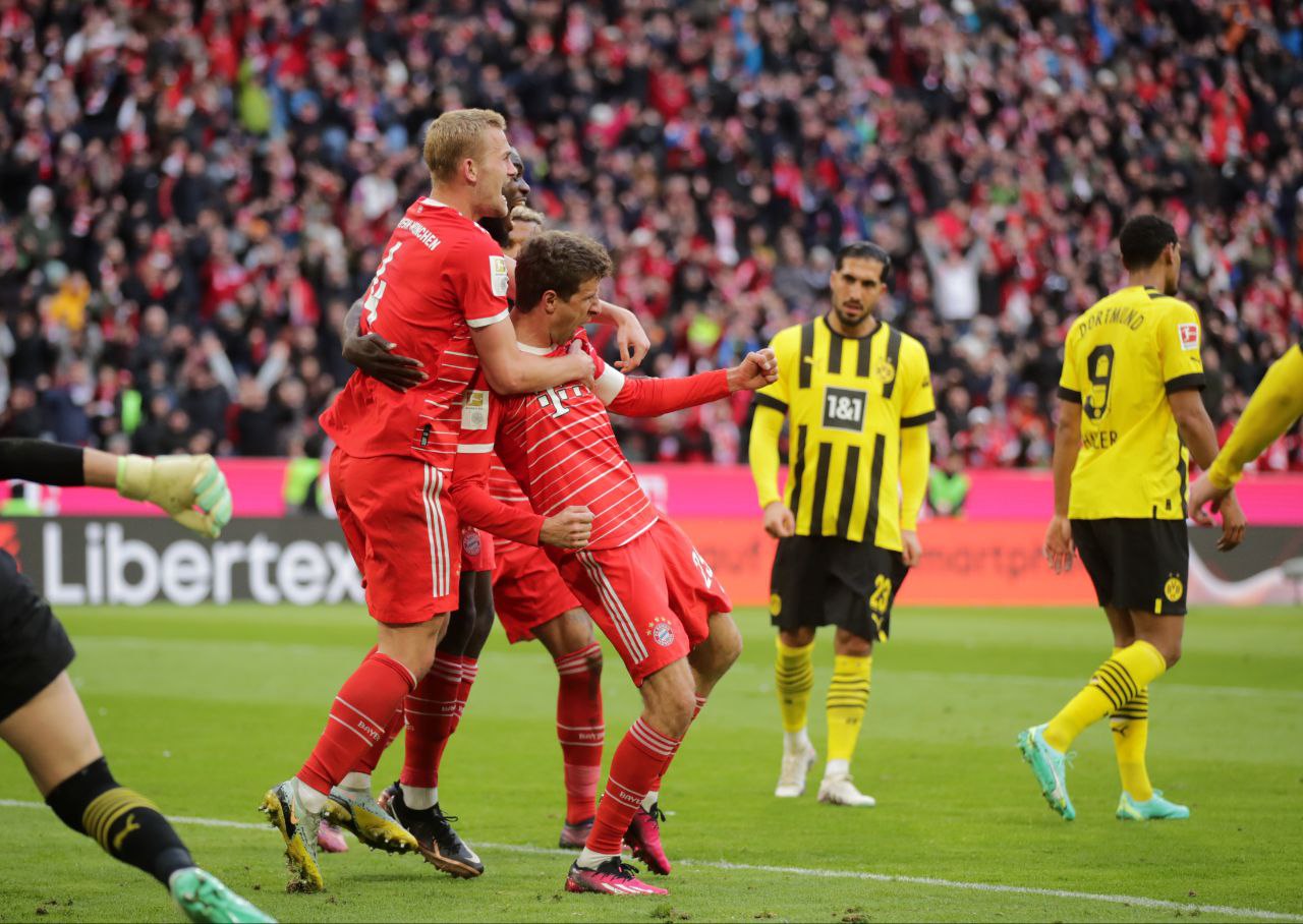 بايرن ميونخ ضد دورتموند في دير كلاسيكر (المصدر:Gettyimages)