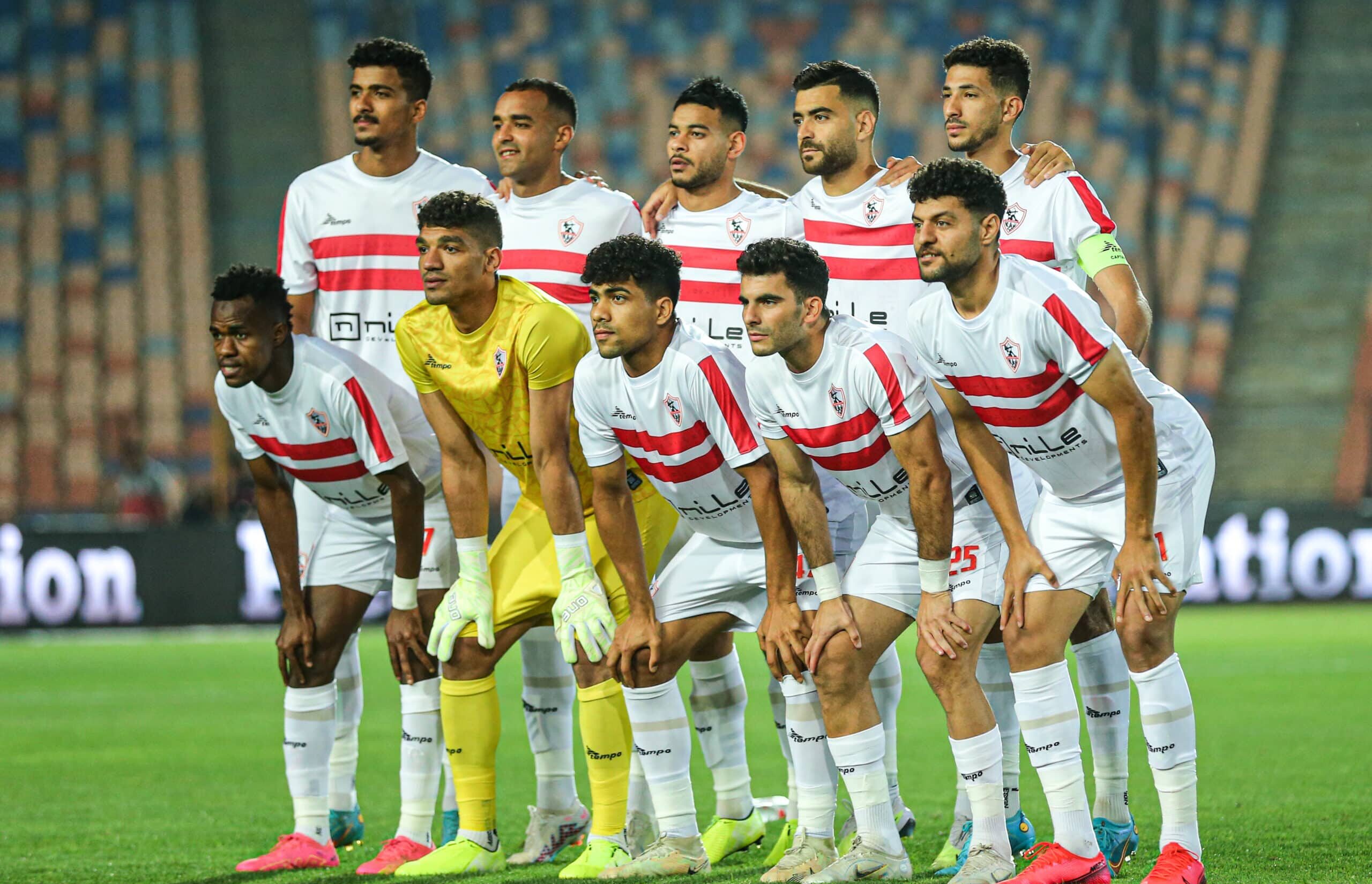 تشكيل الزمالك (تصوير: مصطفى الشحات)
