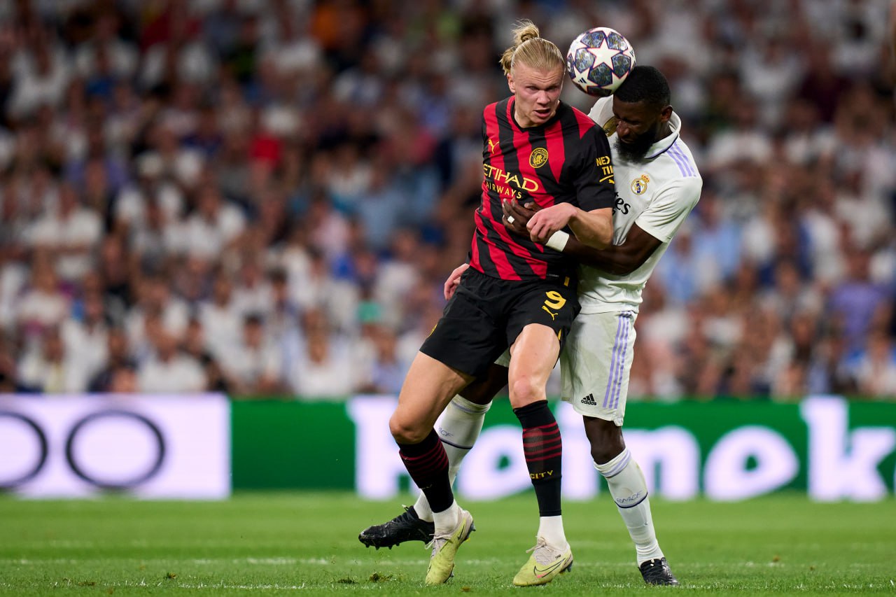 أنطونيو روديجر - إيرلينج هالاند (مانشستر سيتي ضد ريال مدريد) - Gettyimages