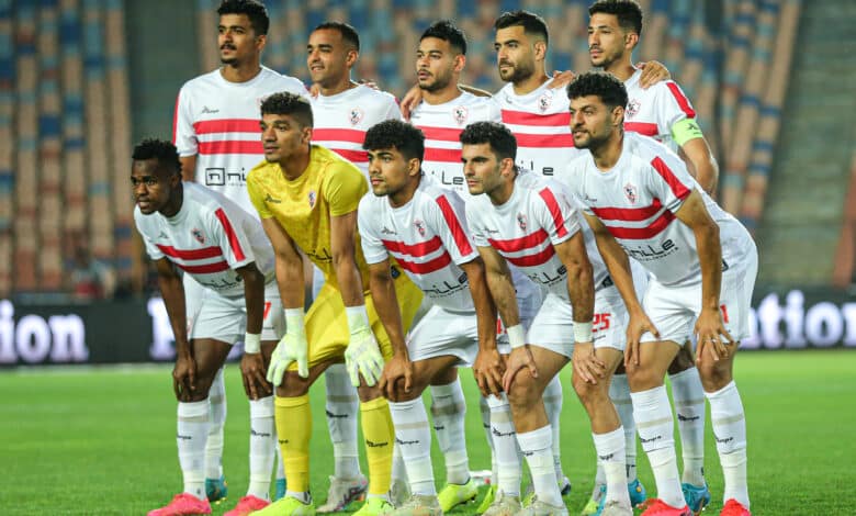 تشكيل الزمالك (تصوير: مصطفى الشحات)
