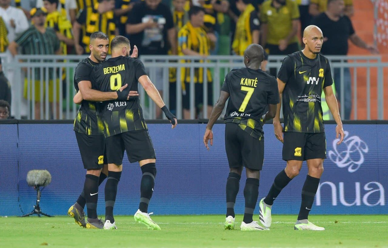 فابينيو - نجولو كانتي - كريم بنزيما - عبدالرزاق حمدالله - اتحاد جدة