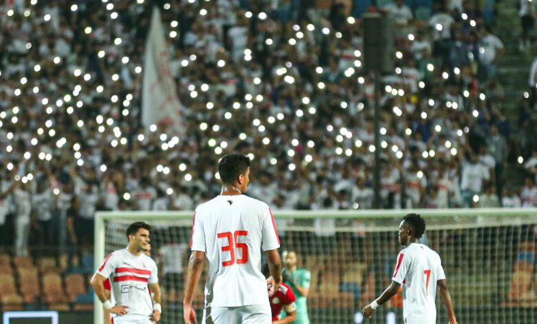 تشكيل الزمالك (تصوير: مصطفى الشحات)