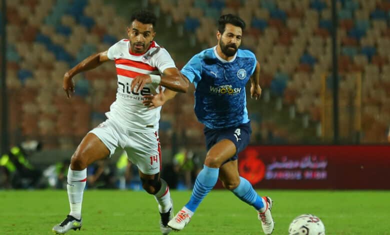 تشكيل الزمالك وبيراميدز
