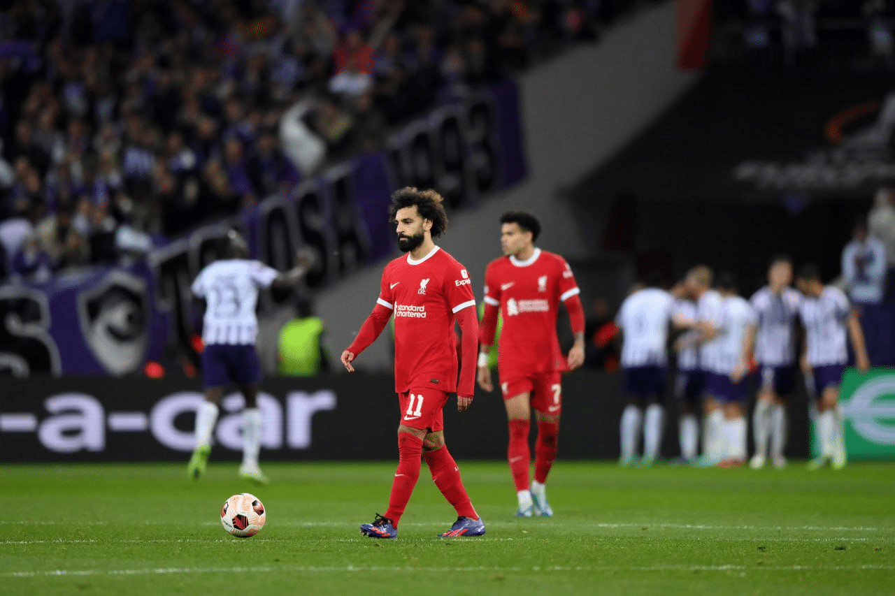 تولوز ضد ليفربول - محمد صلاح (المصدر:Gettyimages) تشكيل ليفربول