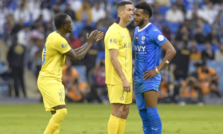 الهلال ضد النصر - كريستيانو رونالدو - علي البليهي - ساديو ماني