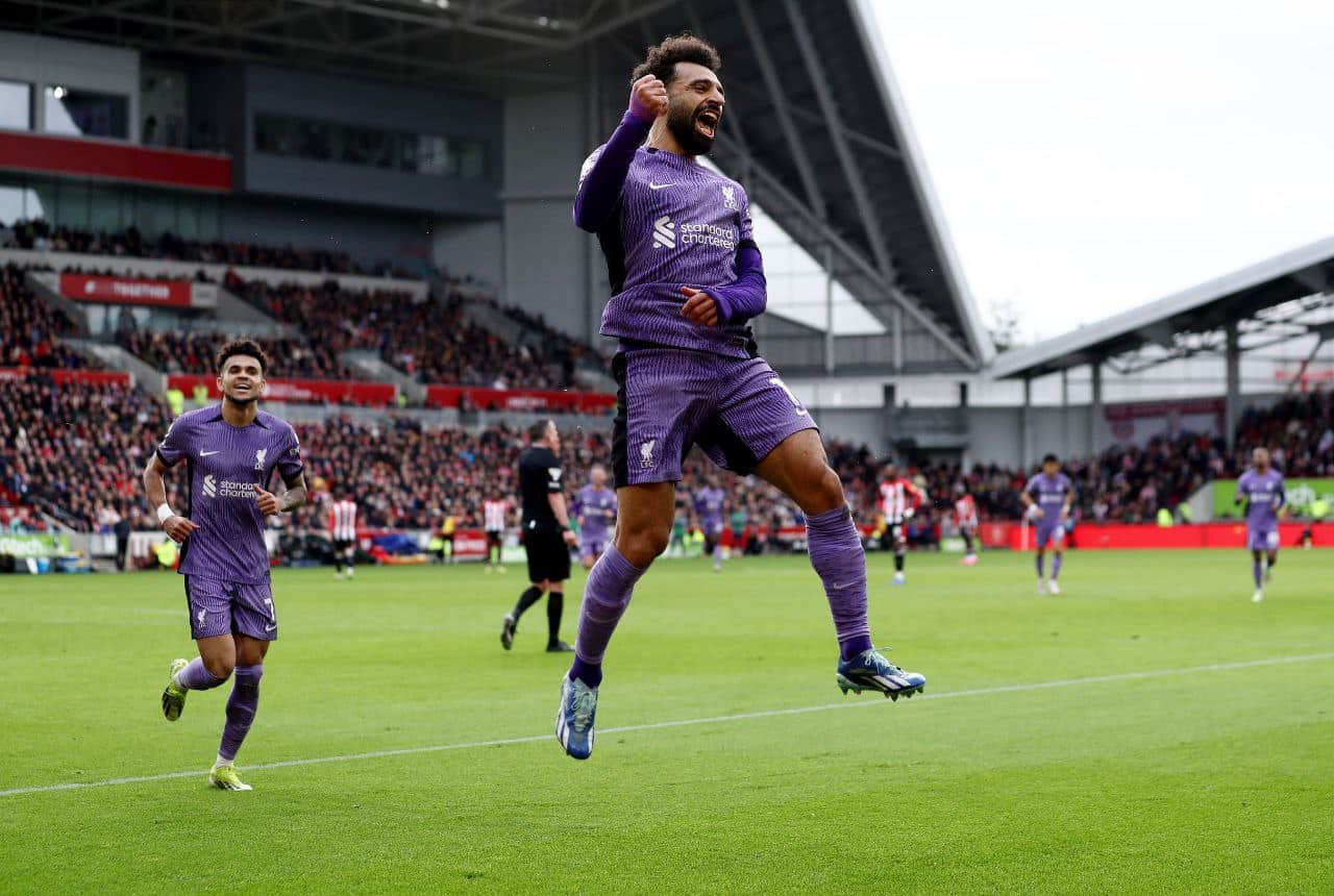 محمد صلاح - ليفربول ضد برينتفورد