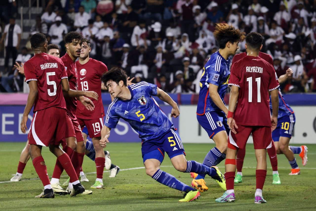 قطر ضد اليابان في كأس آسيا تحت 23 سنة
