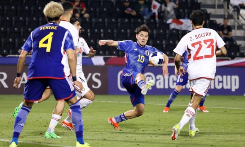 اليابان ضد الإمارات في كأس آسيا تحت 23 سنة