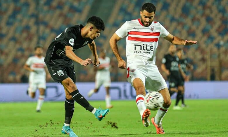حمزة المثلوثي - الزمالك (تصوير: مصطفى الشحات)