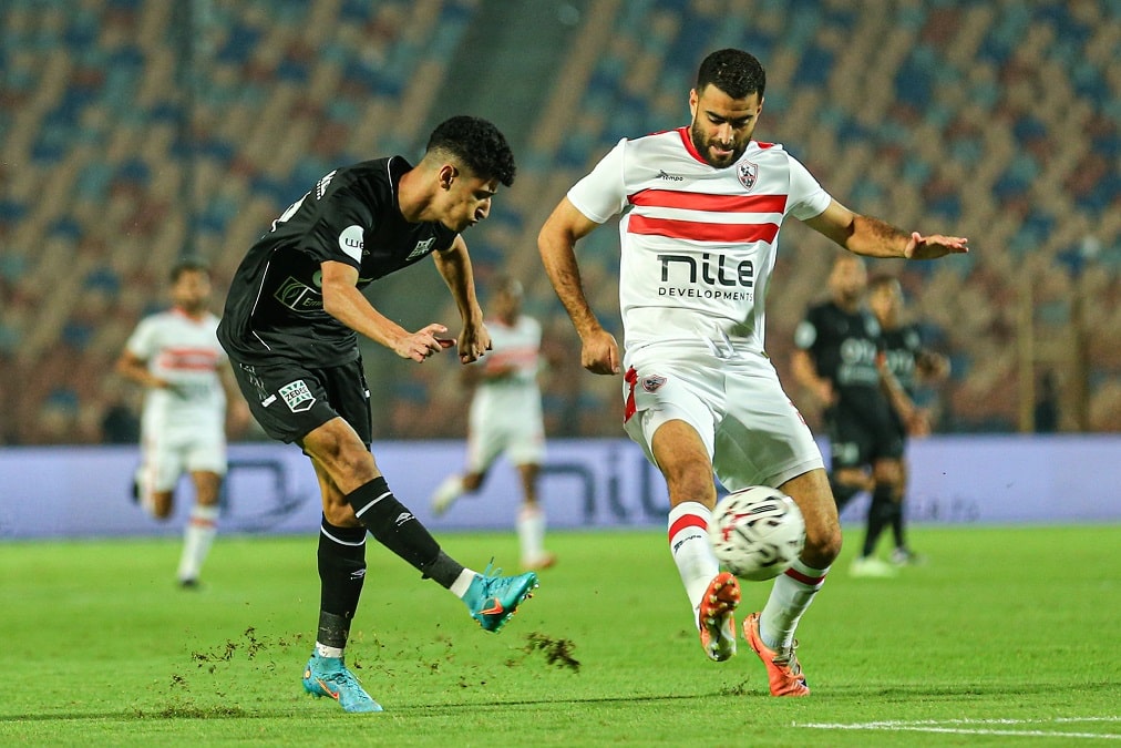 حمزة المثلوثي - الزمالك (تصوير: مصطفى الشحات)