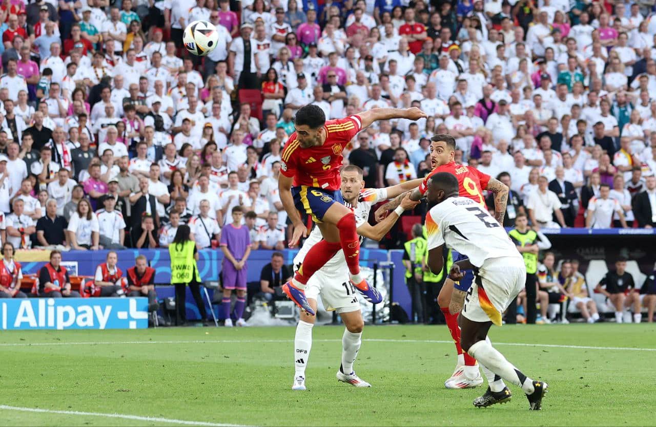 منتخب إسبانيا ضد ألمانيا - (المصدر:Gettyimages)