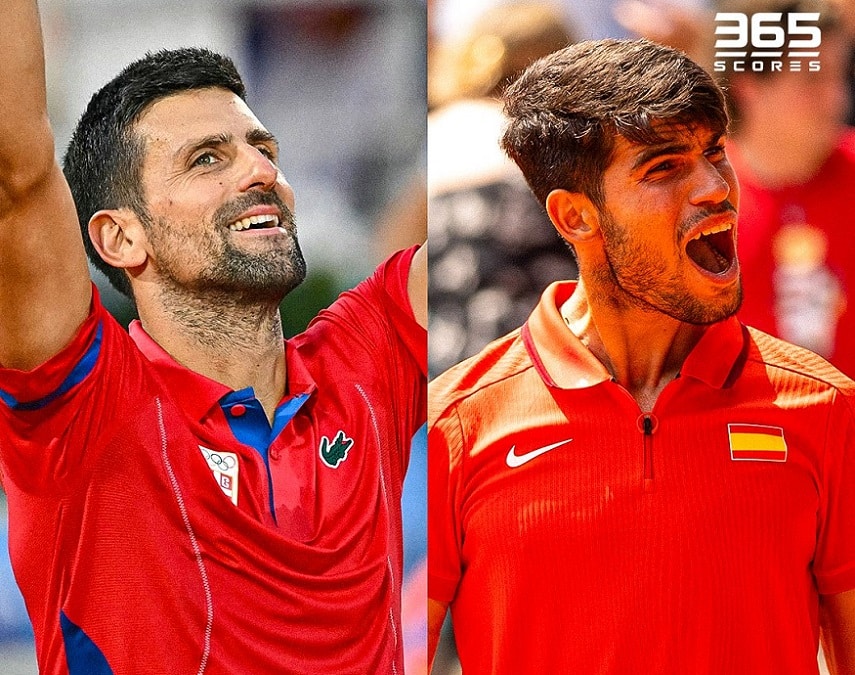 القنوات الناقلة لمباراة ألكاراز ضد ديوكوفيتش في نهائي التنس بـ أولمبياد باريس 2024