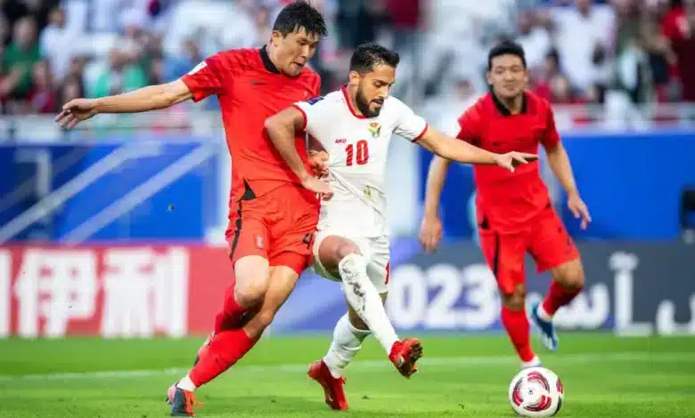 معلومات عن مباراة كوريا الجنوبية ضد الأردن