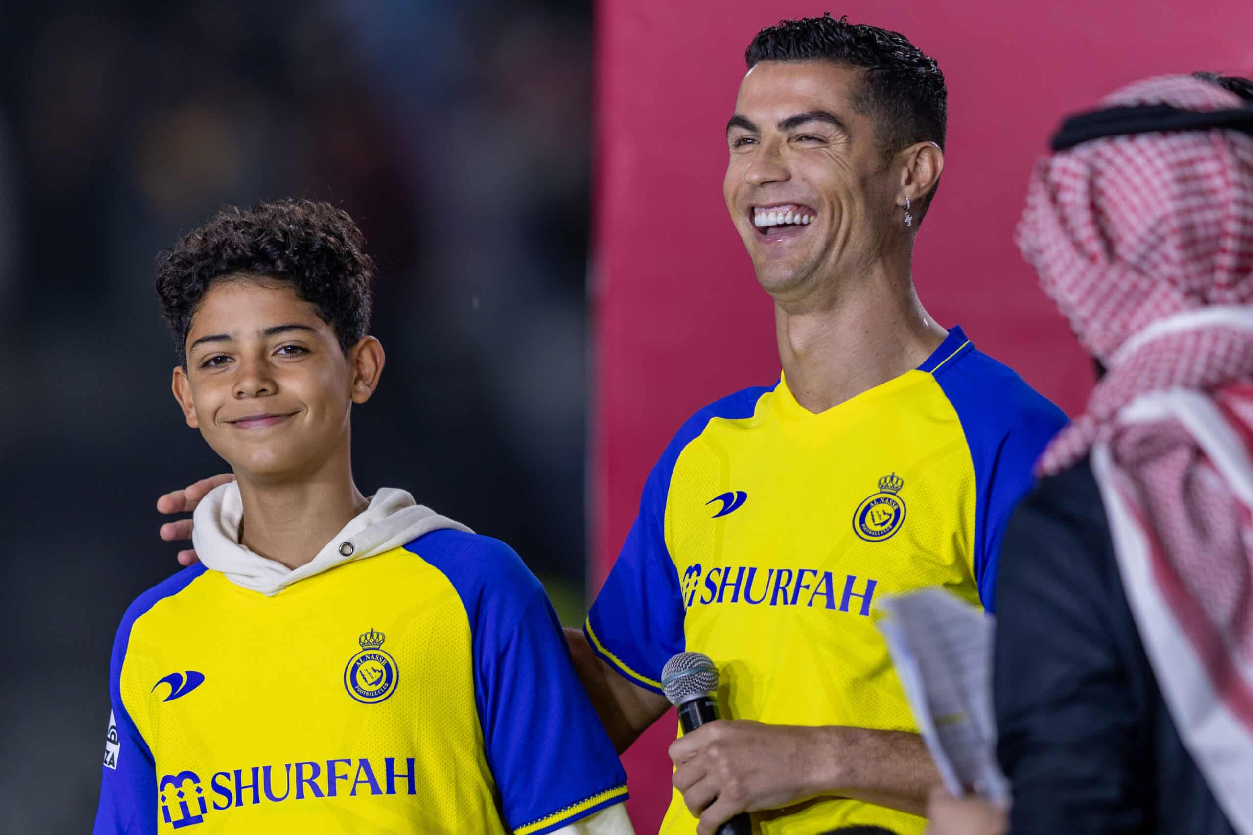 كريستيانو رونالدو - كريستيانو جونيور - المصدر: getty images