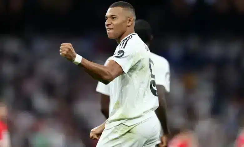 كيليان مبابي - تشكيل ريال مدريد ضد ألافيس (المصدر:Gettyimages)