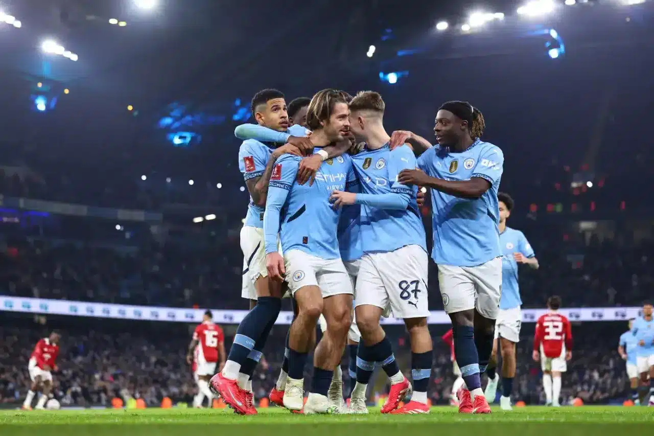 جريمي دوكو - جاك جريليش - مانشستر سيتي (المصدر:Gettyimages)