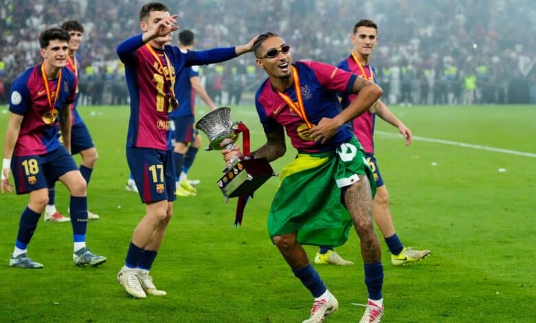 رافينيا - جافي - كاسادو - برشلونة - المصدر (Getty images)