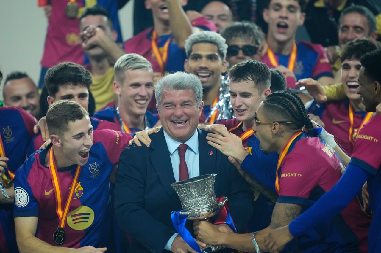 خوان لابورتا - برشلونة - كأس السوبر الإسباني 2025 (المصدر:Gettyimages)