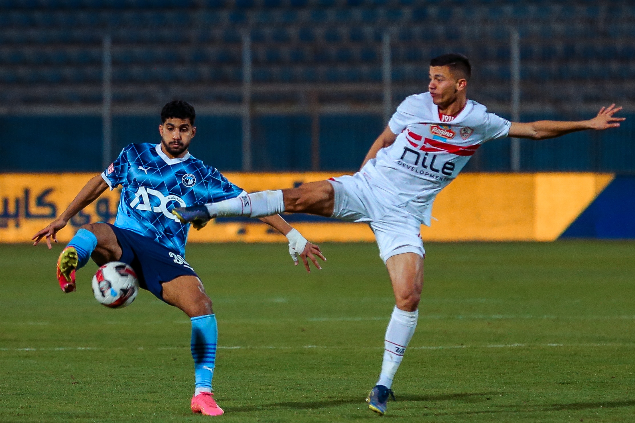 محمد شحاتة - إبراهيم عادل - الزمالك ضد بيراميدز