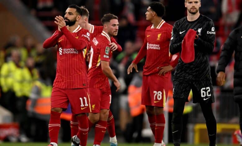 محمد صلاح - مباراة ليفربول القادمة (المصدر:Gettyimages)