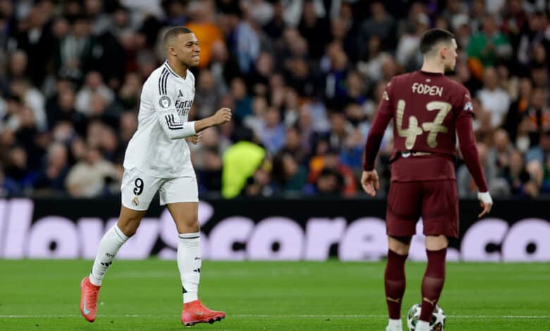 كيليان مبابي - ريال مدريد ضد مانشستر سيتي