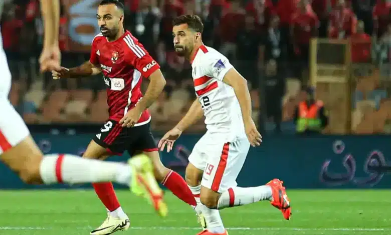 عبد الله السعيد - أفشة - الأهلي - الزمالك (تصوير: مصطفى الشجات)