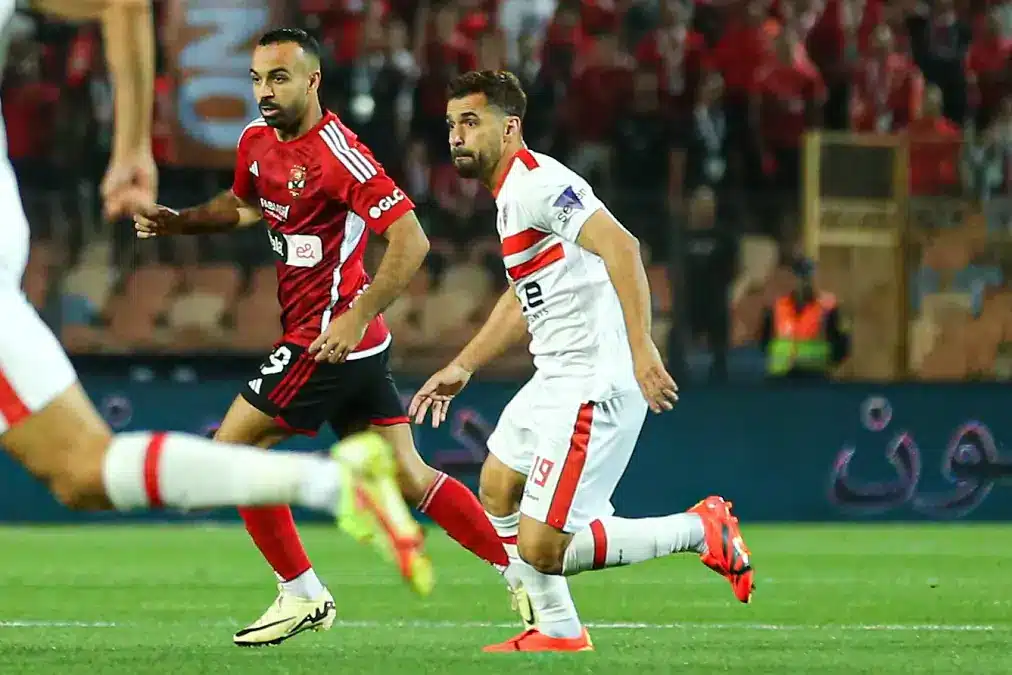 عبد الله السعيد - أفشة - الأهلي - الزمالك (تصوير: مصطفى الشجات)