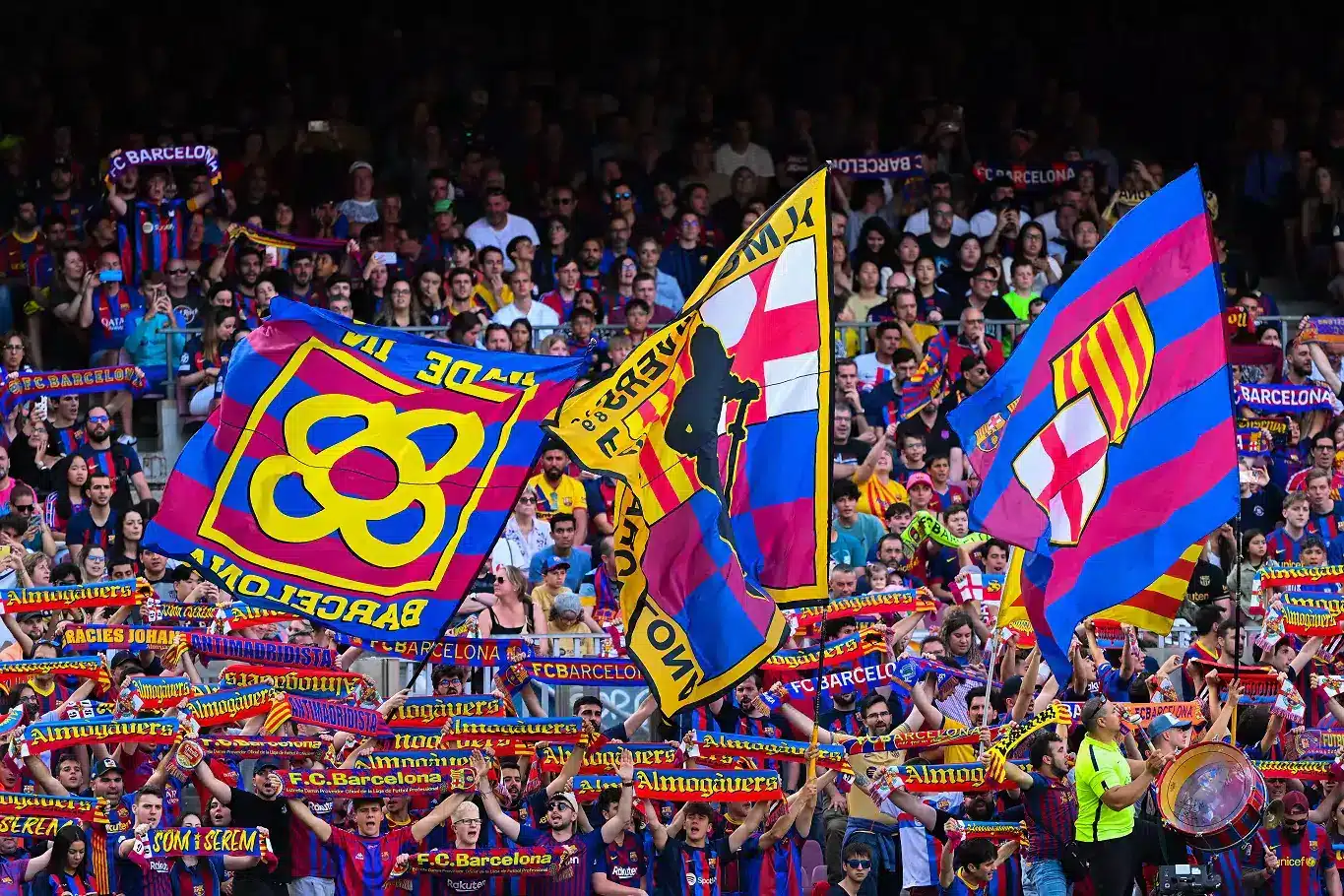 جماهير برشلونة (المصدر:Gettyimages)