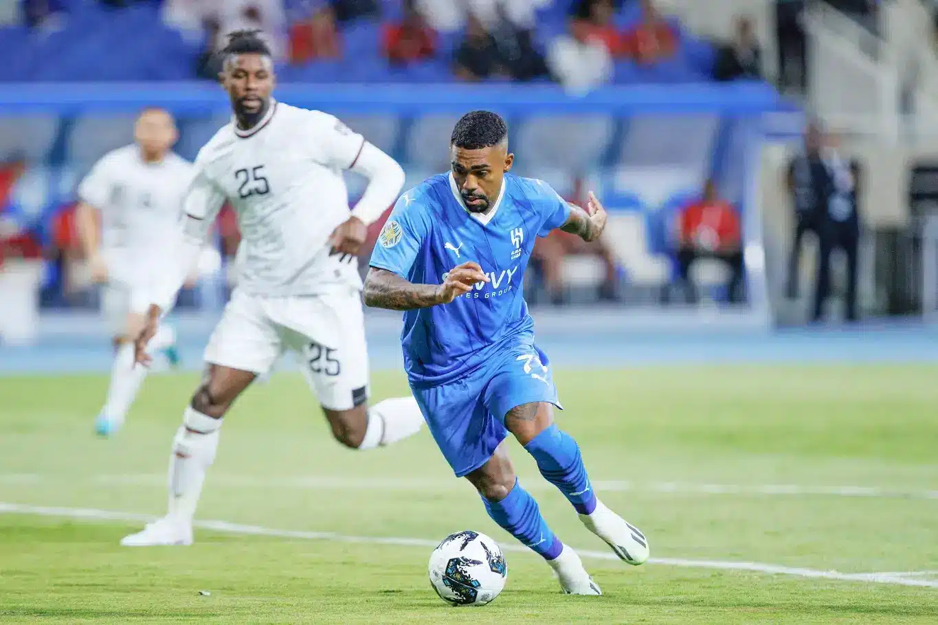 مالكوم - الهلال السعودي (المصدر:Gettyimages) موعد مباراة الهلال ضد الرائد بالجولة 30 في الدوري السعودي
