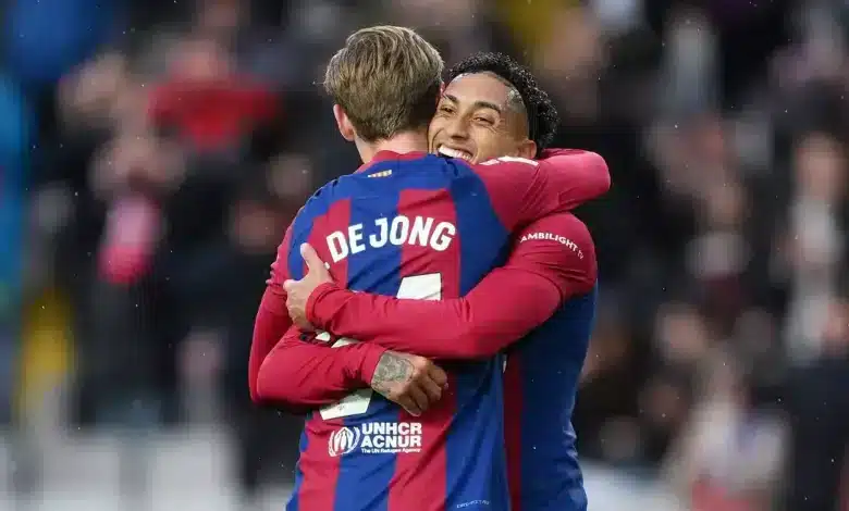 رافينيا - فرينكي دي يونج - أخبار برشلونة اليوم (المصدر:Gettyimages)