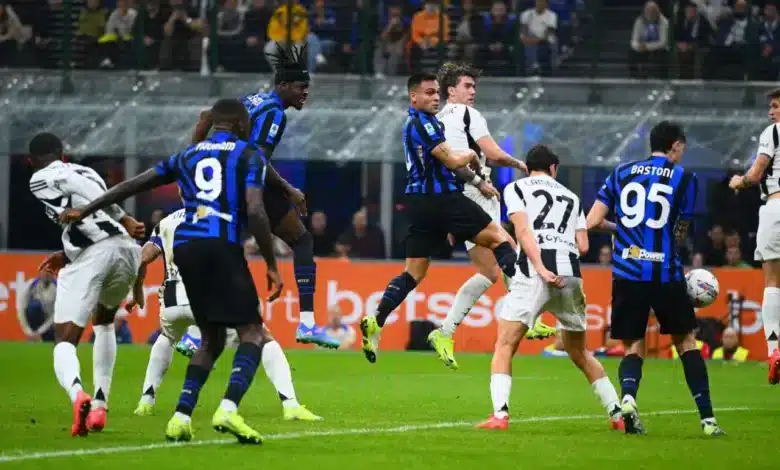 جدول ترتيب الدوري الإيطالي - إنتر ميلان ويوفنتوس