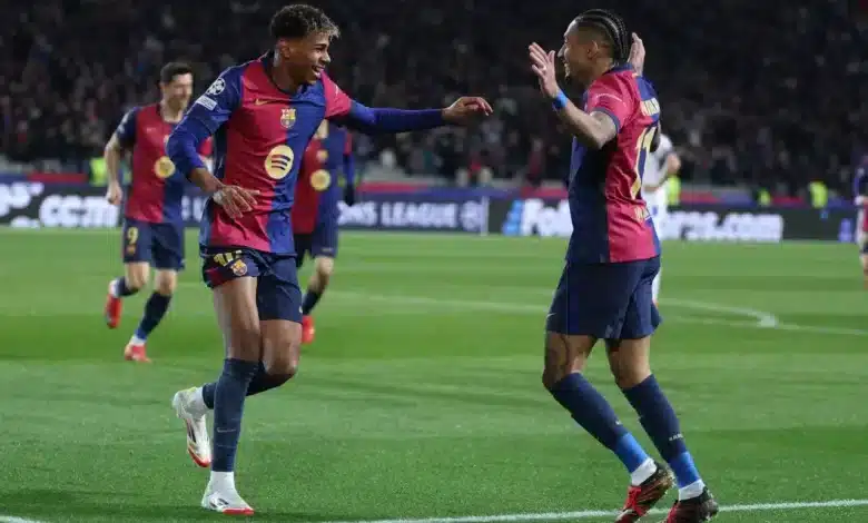 رافينيا - لامين يامال - برشلونة (المصدر: gettyimages)