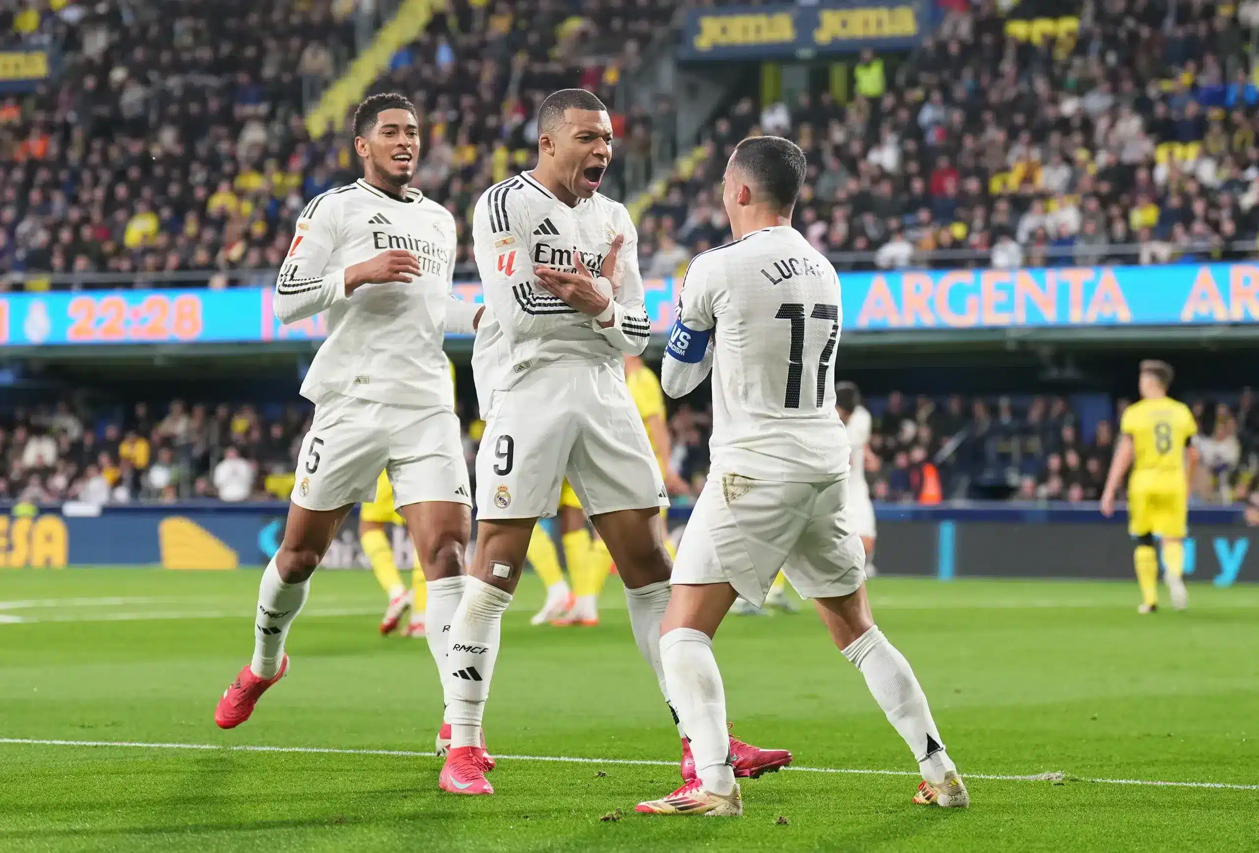 لوكاس فاسكيز - كيليان مبابي - جود بيلينجهام - ريال مدريد (المصدر:Gettyimages)