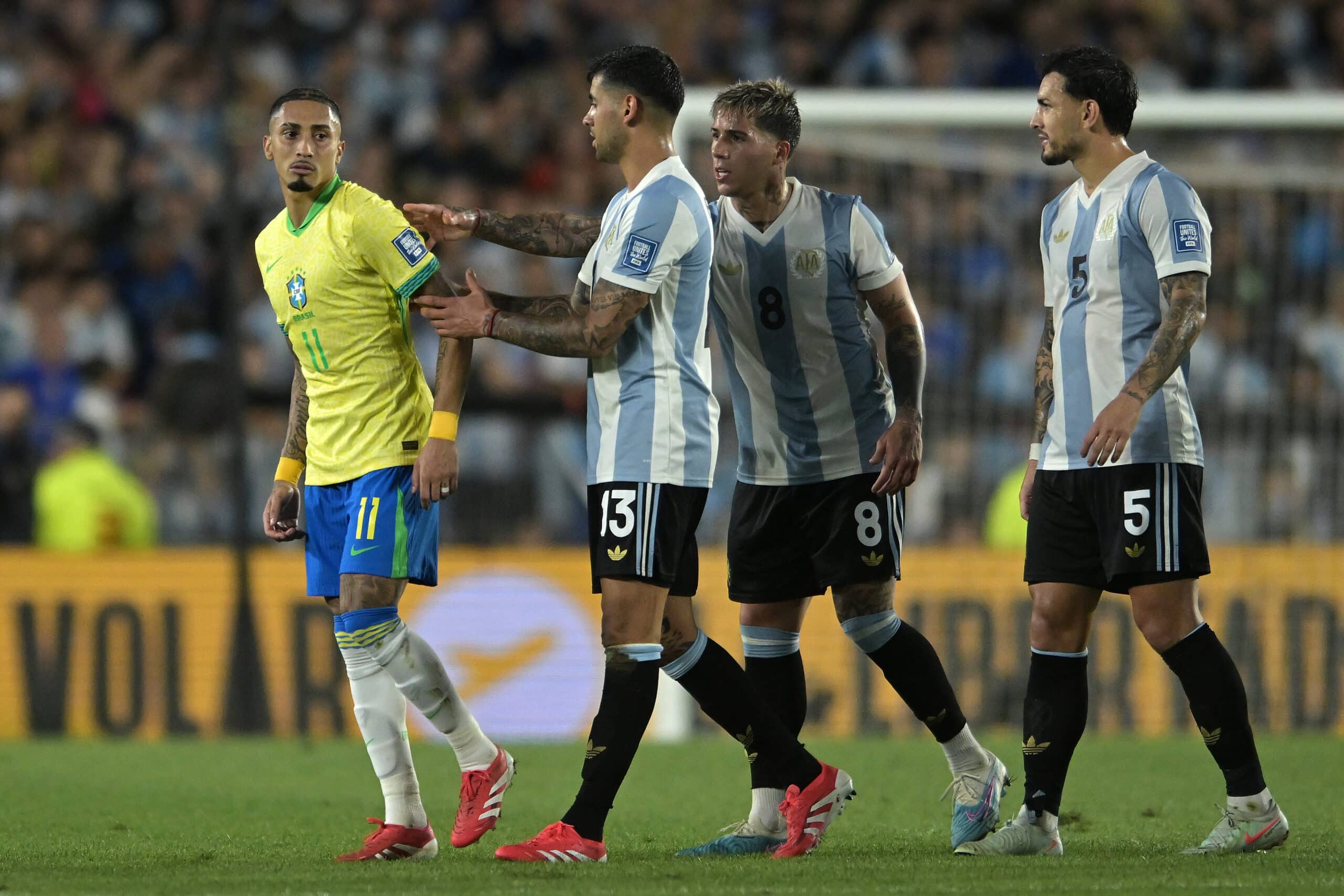 الأرجنتين ضد البرازيل - رافينيا - المصدر : Getty images