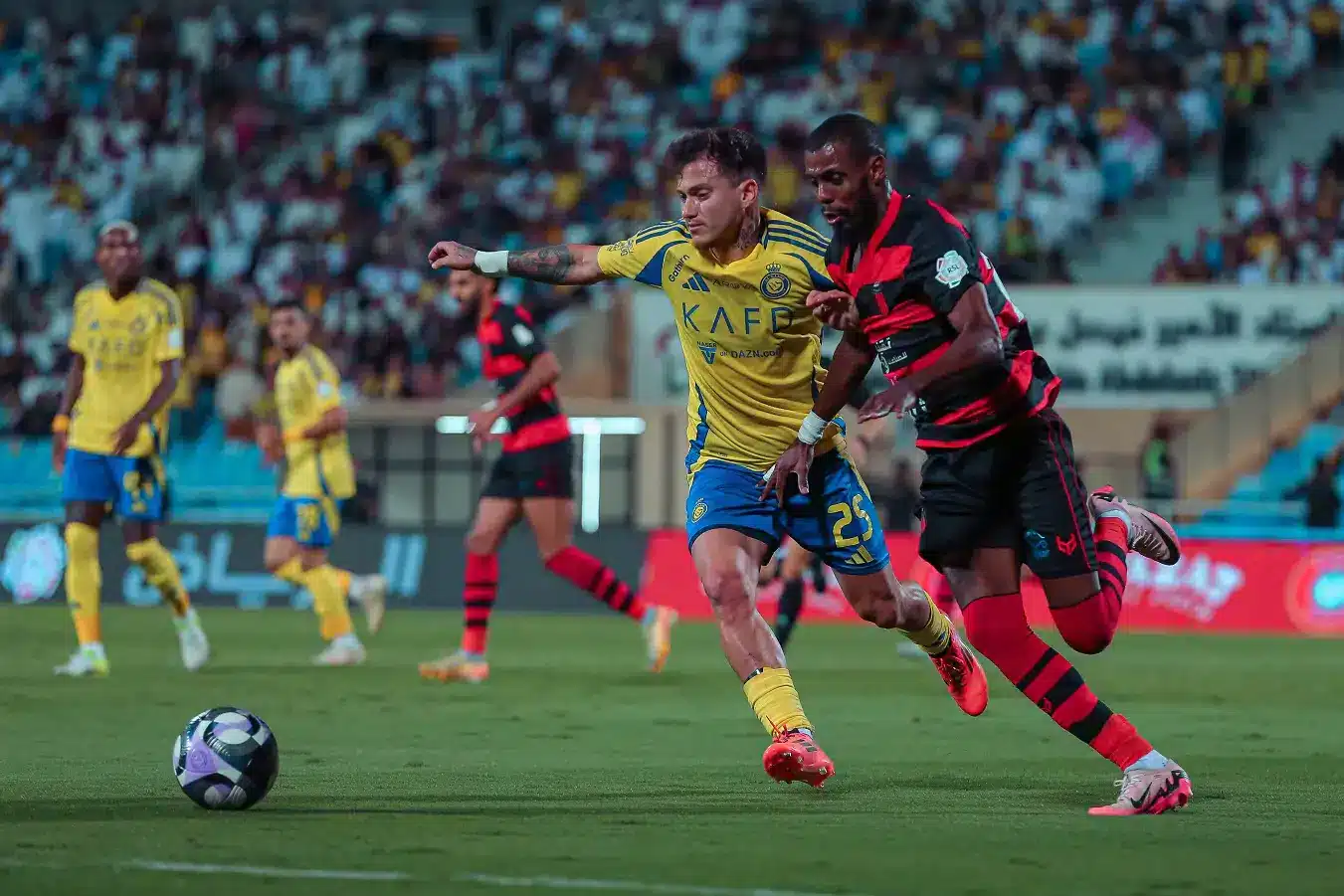 القنوات الناقلة لمباراة النصر ضد الخلود بالجولة 25 في الدوري السعودي