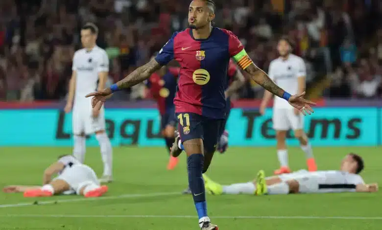رافينيا - مباراة برشلونة اليوم