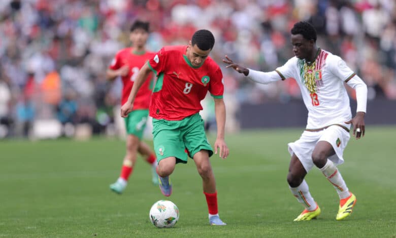 عبد الله وزان - منتخب المغرب (تصوير عمر الناصري)