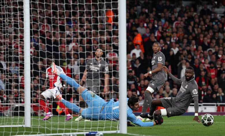 ريال مدريد ضد أرسنال ( المصدر Getty images)