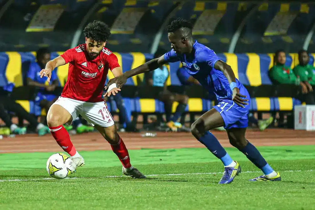 مروان عطية - الأهلي المصري ضد الهلال السوداني في دوري أبطال إفريقيا (تصوير: مصطفى الشحات)