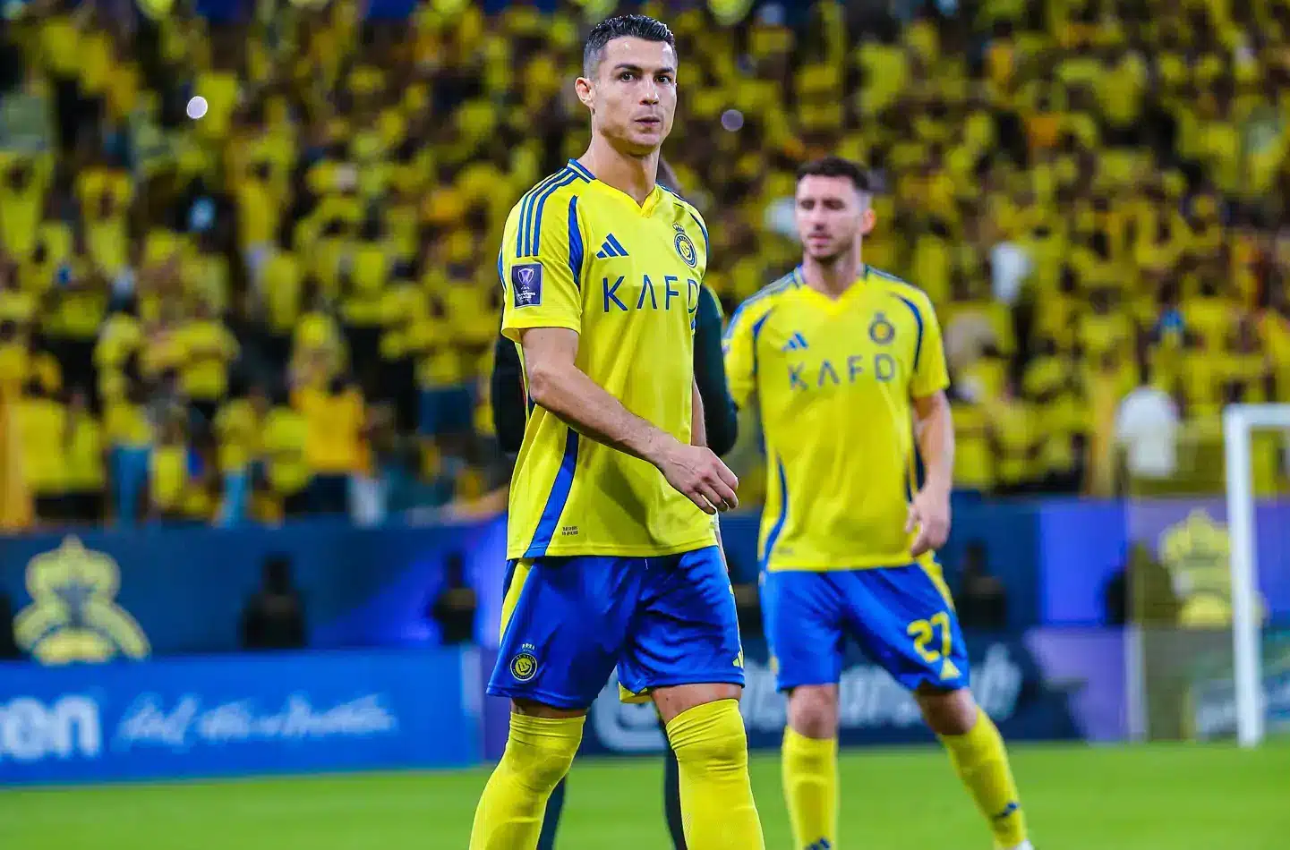 رونالدو تشكيل النصر ضد الخليج بالجولة 33 في الدوري السعودي