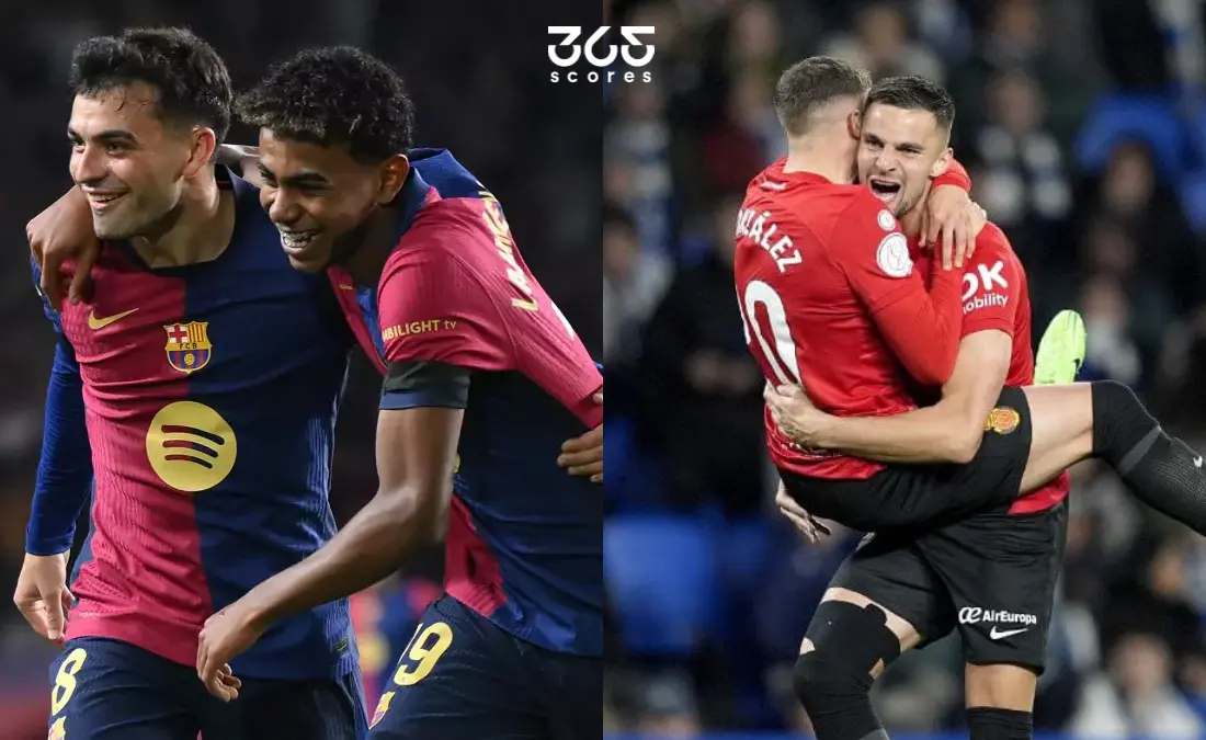 تاريخ برشلونة ضد ريال مايوركا في الدوري الإسباني