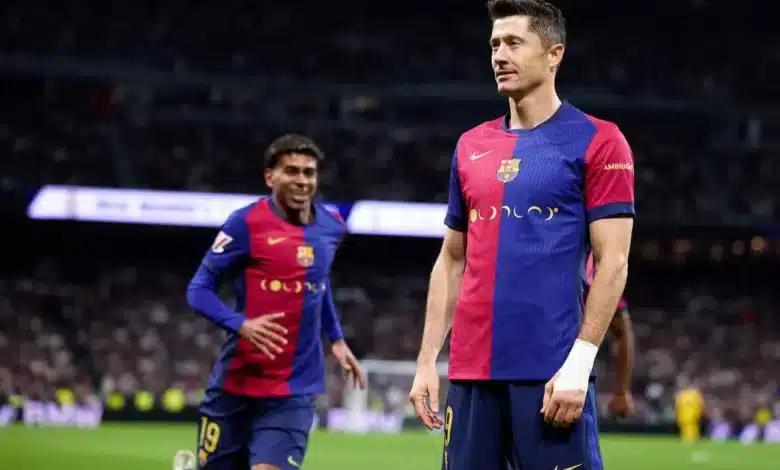 روبرت ليفاندوفيسكي - لامين يامال - برشلونة