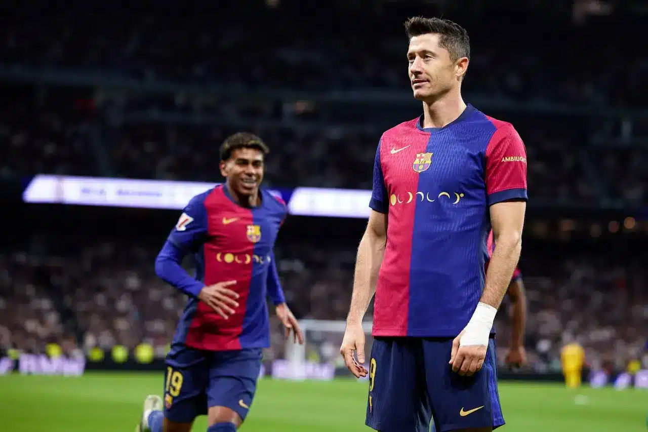 روبرت ليفاندوفيسكي - لامين يامال - برشلونة